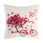 Valentine's Day Linen Pillowcase Holiday Gift