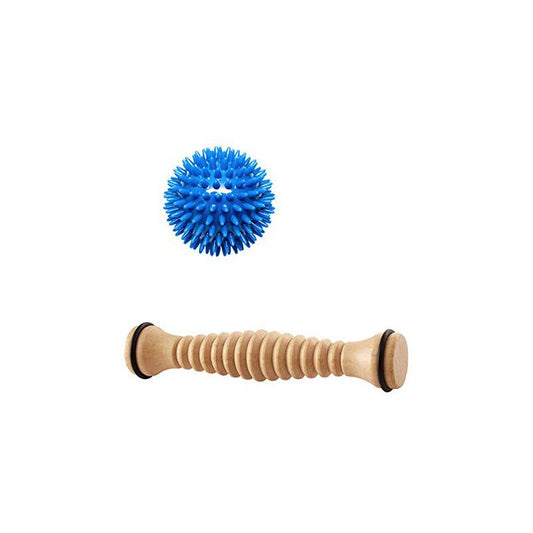 Wood thorn ball massage set