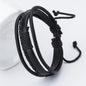 Multilayer leather bracelet