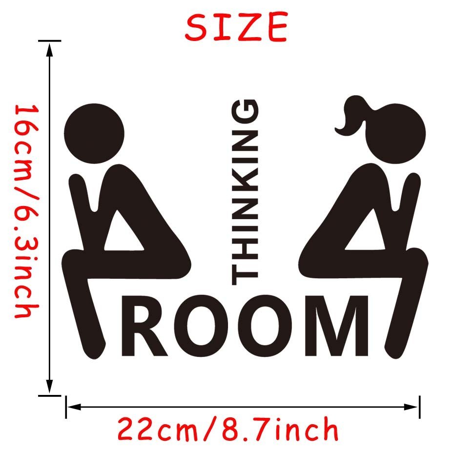 Mr. & Mrs. Quotes Toilet Door Sticker Fashion Bathroom Door Decals Diy Waterproof Wall Art Vinyl Removable Poster Home Decor