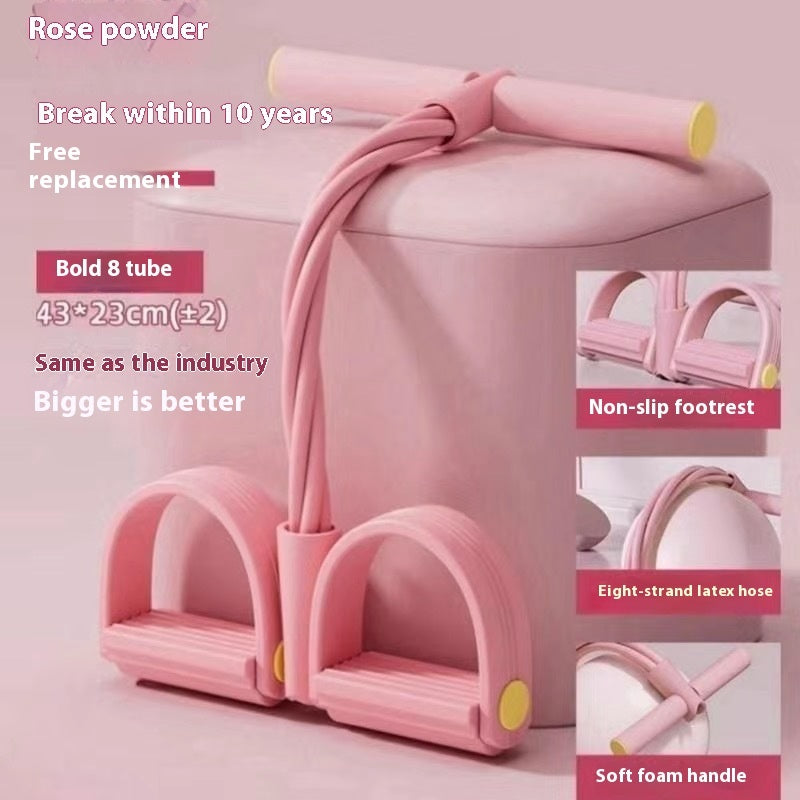 Pedal Chest Expander 6-tube Upgraded Sit-ups Aid