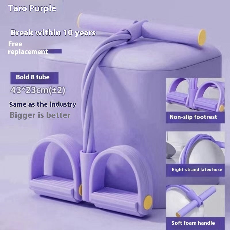 Pedal Chest Expander 6-tube Upgraded Sit-ups Aid